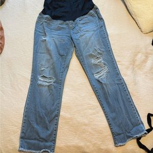 Isabel maternity cropped maternity jeans